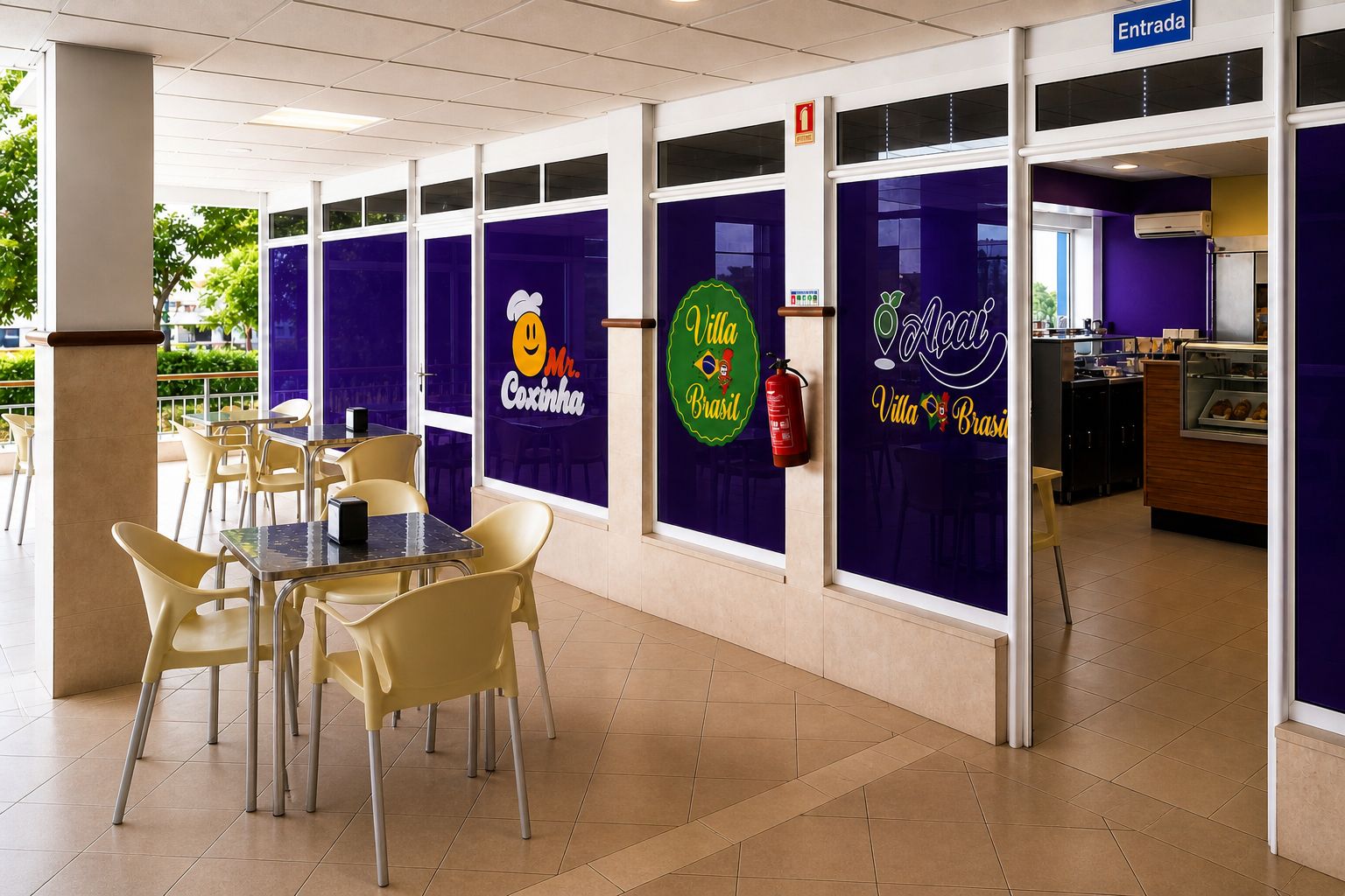 Fachada da loja Açaí da Villa Brasil